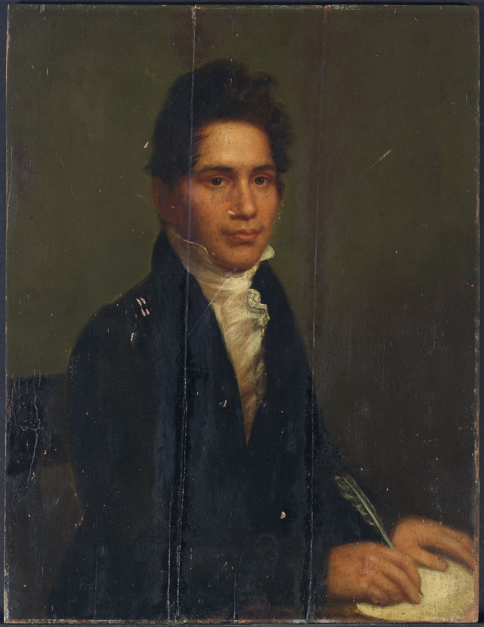 切诺基酋长约翰·里奇（John Ridge），1825年 作者 查尔斯·伯德·金