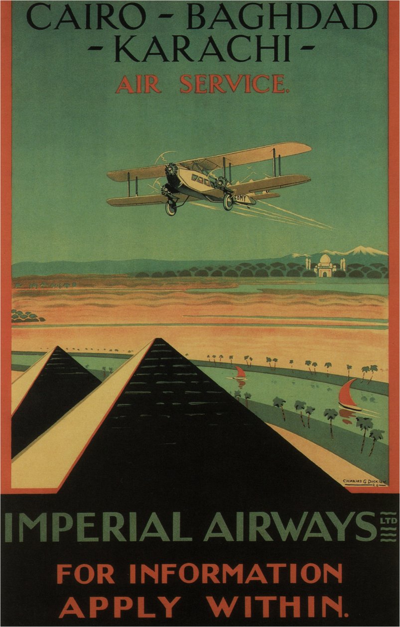 帝国航空公司，1926年 作者 查尔斯·迪克森