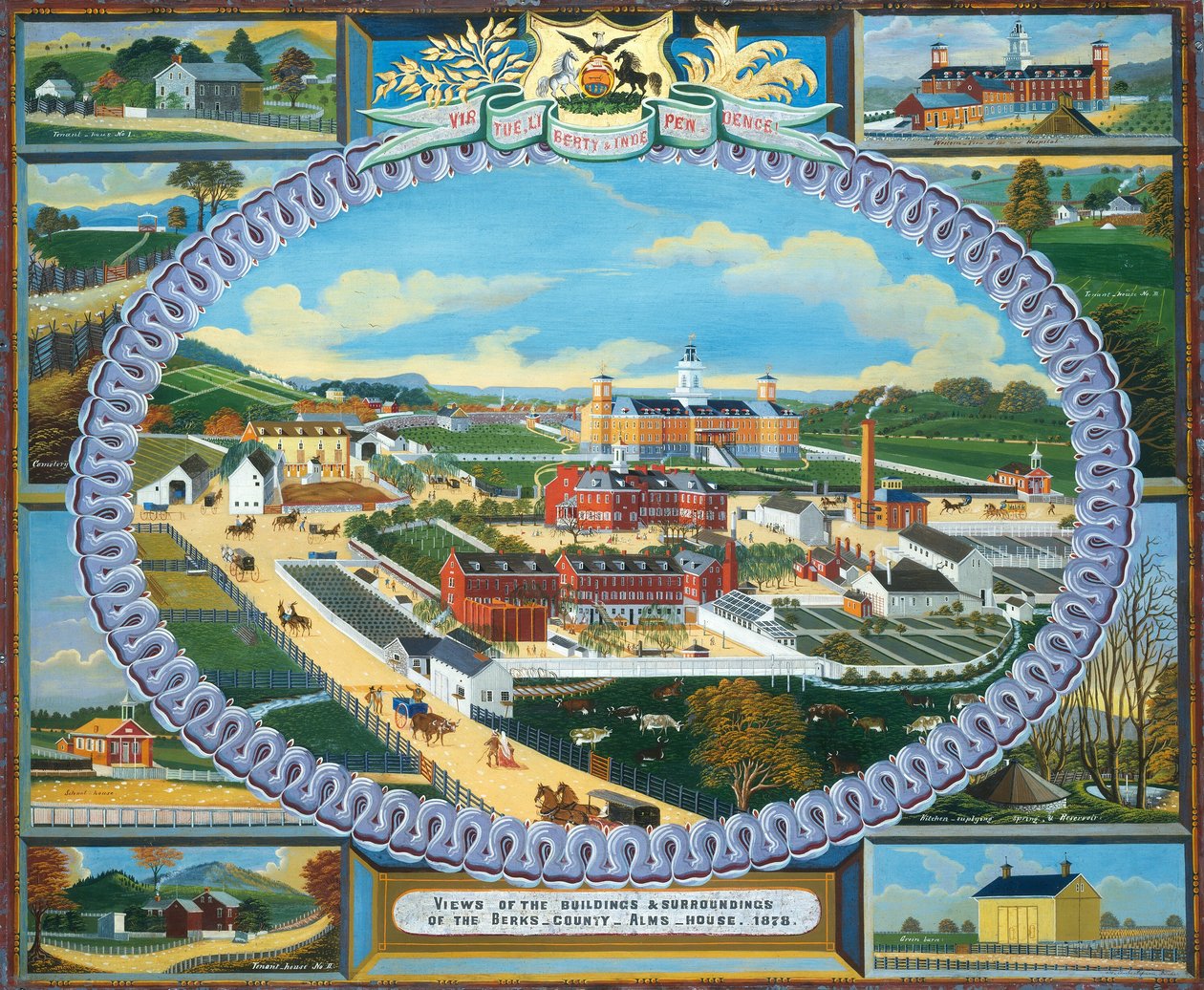 伯克郡救济院，1878年，1878年。 作者 查尔斯·C·霍夫曼