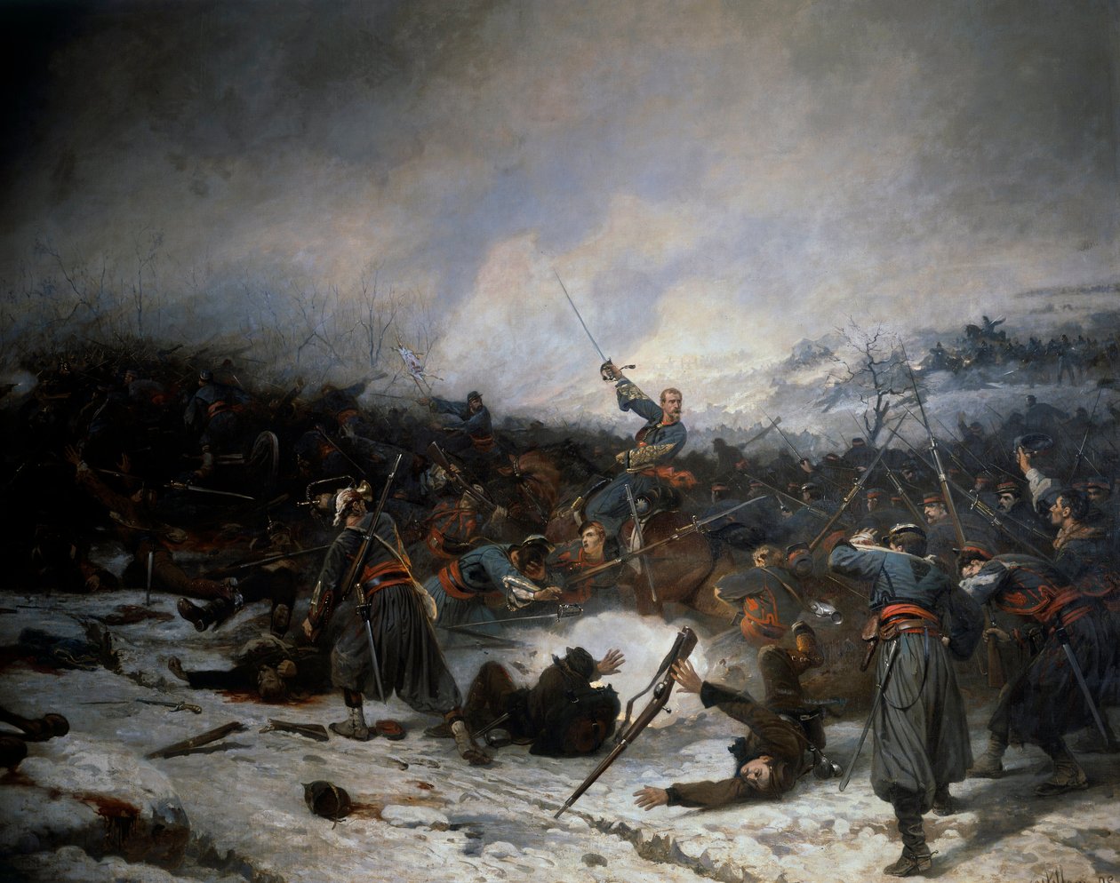 1870年普法战争：“”12月2日的莱尼战役 作者 查尔斯·卡斯特拉尼