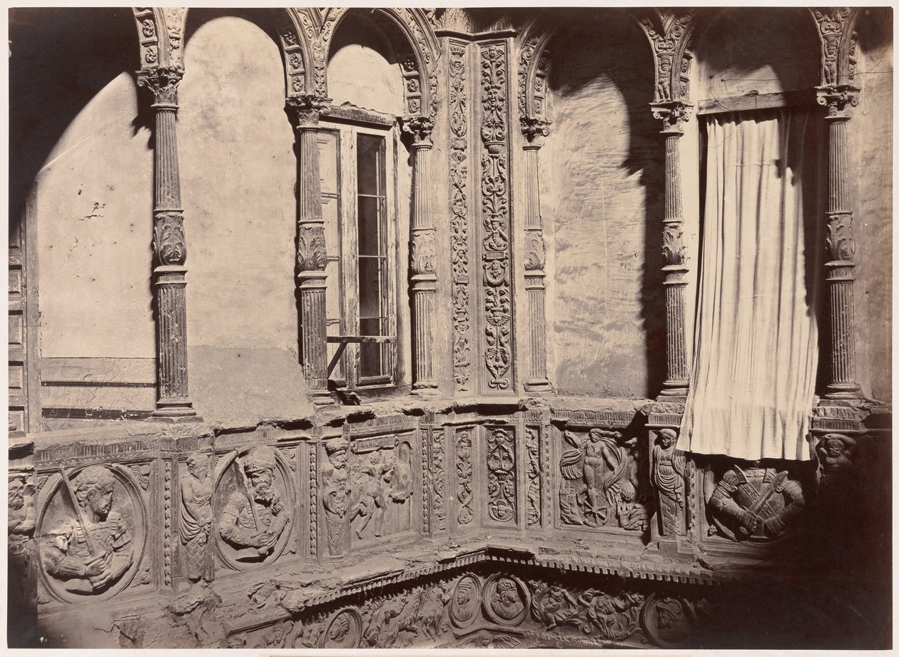 Saragossa, Patio de la Casa Conocida con el Nombre de los Infantes, 1860. 作者 查尔斯·克利福德