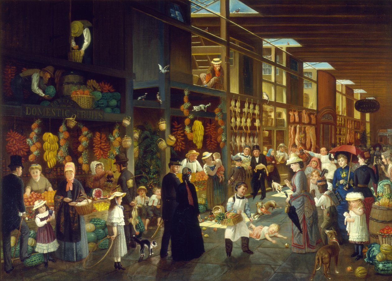 法律活着！你做什么，宝贝，c.1872（亚麻油） 作者 查尔斯·科尔·马克汉姆