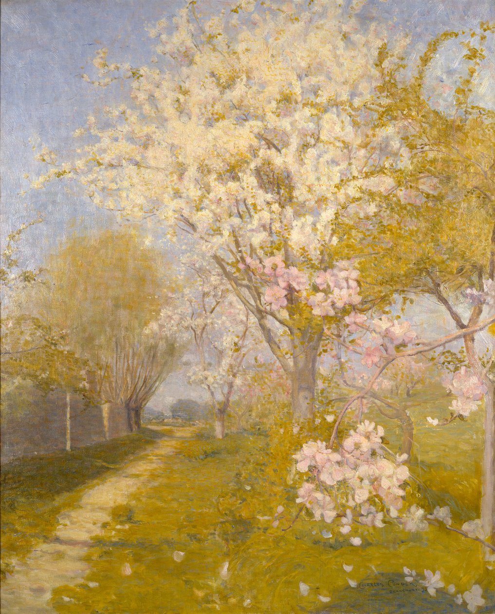 德内蒙特的苹果花，1893年 作者 查尔斯·爱德华·康德