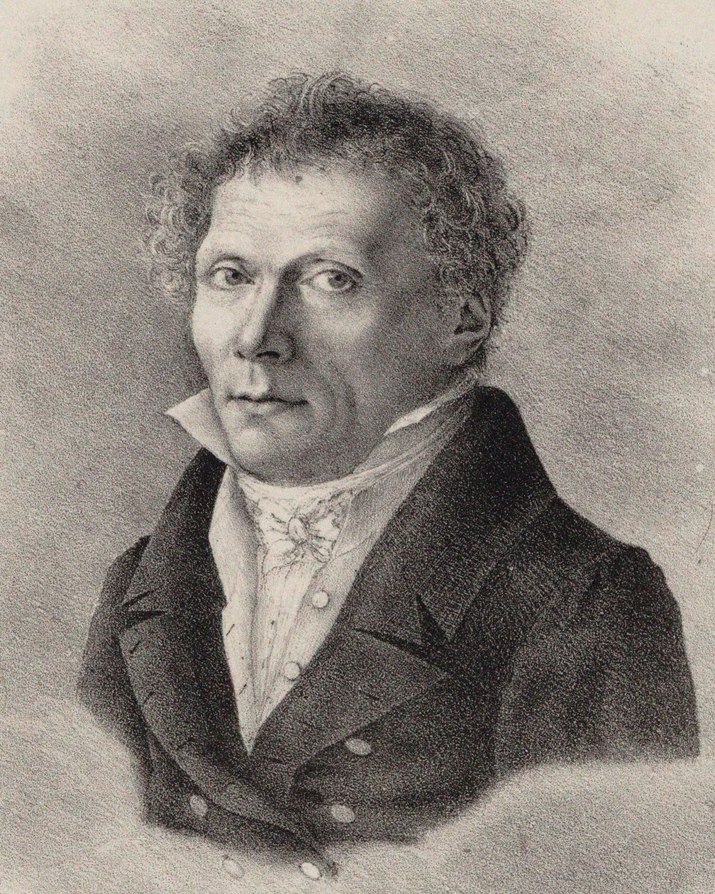 作曲家Anton Reicha 1770-1836的肖像，1830年。 作者 查尔斯·康斯坦斯