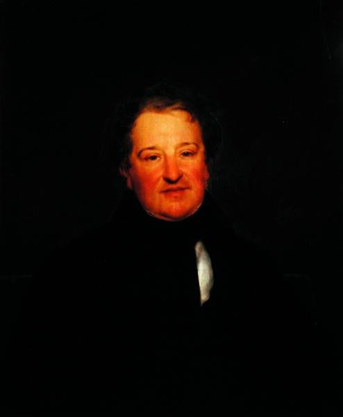 古里安-克罗姆林-维普朗克（1786-1870）的肖像，约1830年（布面油画） 作者 查尔斯·克伦威尔·英厄姆