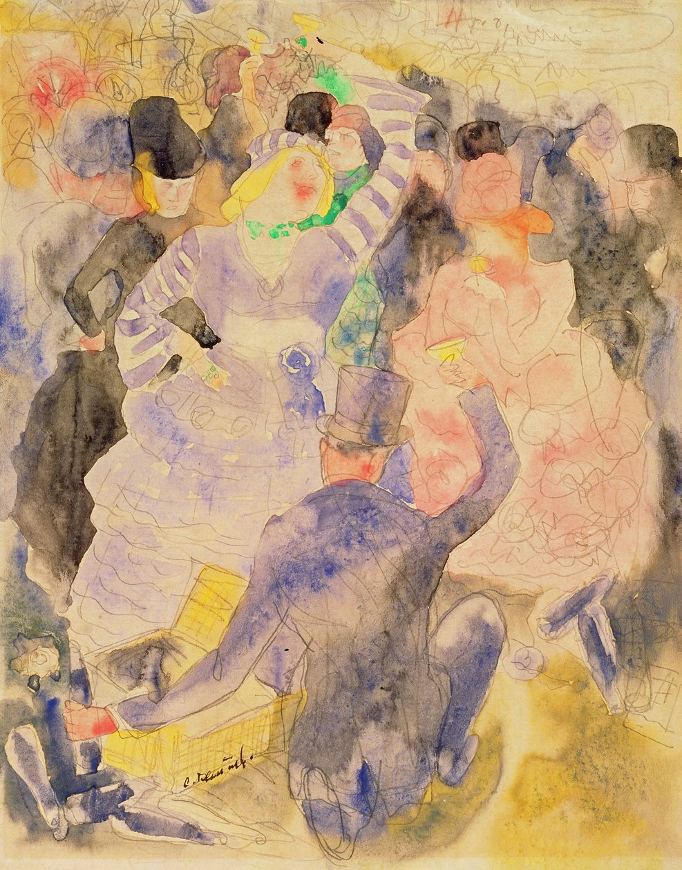 绘画为Zolas Nana，1915-16 作者 查尔斯·德穆斯