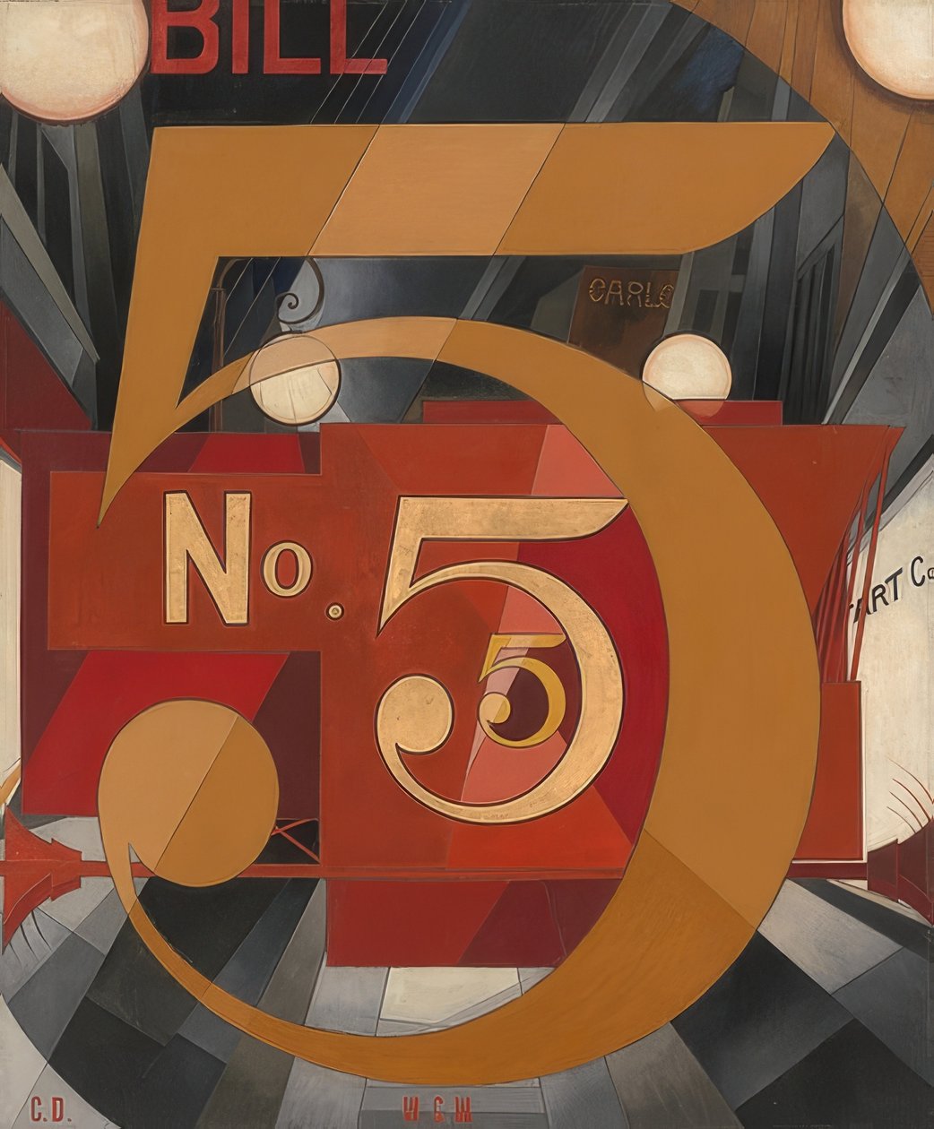 我看到了金色的图5。 1928年 作者 查尔斯·德穆斯