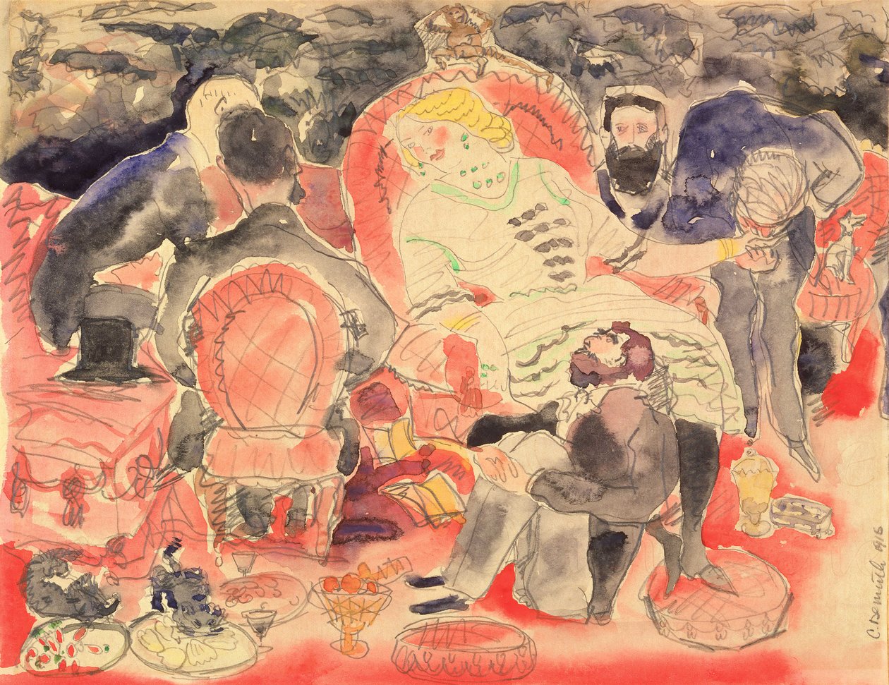 Zolas Nana，1916年 作者 查尔斯·德穆斯