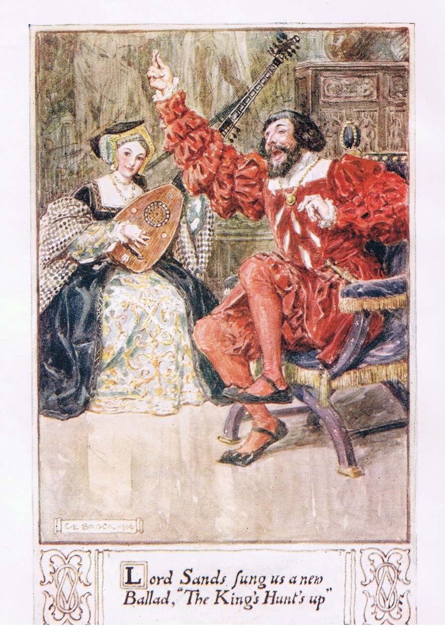 金沙勋爵为我们演唱了一首新歌，The King&39;s Hunt&39;s Up 作者 查尔斯·埃德蒙·布洛克