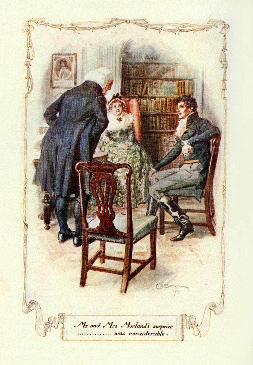 莫兰兹先生和夫人惊讶......相当可观，1907年（插图） 作者 查尔斯·埃德蒙·布洛克