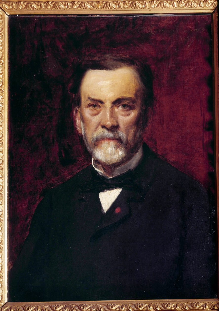 路易斯·巴斯德 (1822-1895) 的肖像 埃米尔·奥古斯特·卡罗勒斯·杜兰 (1837-1917) 绘画 19 世纪巴黎，巴斯德博物馆 作者 查尔斯·埃米尔·奥古斯特·卡洛勒斯·杜兰