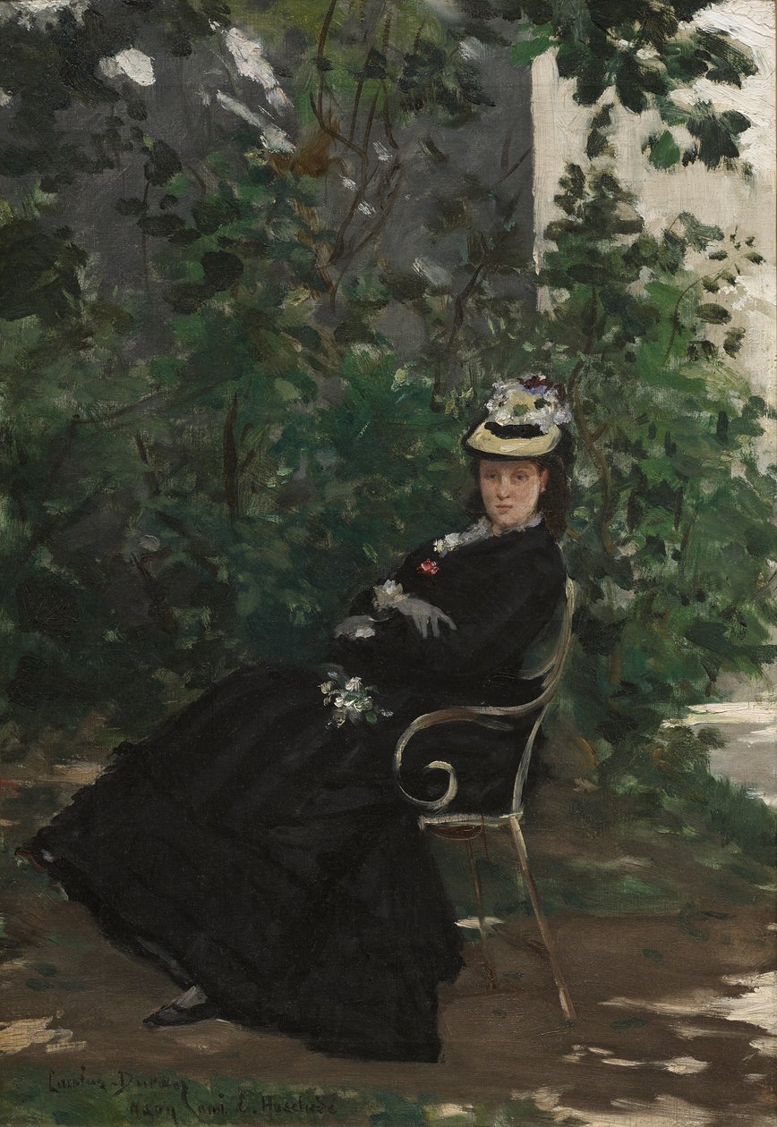Alice Hoschede夫人的肖像，c.1872-78 作者 查尔斯·埃米尔·奥古斯特·卡洛勒斯·杜兰