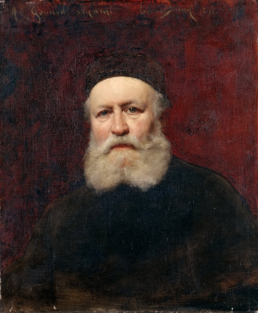 作曲家查尔斯·古诺德（Charles Gounod）的肖像1818-1893 作者 查尔斯·埃米尔·奥古斯特·卡洛勒斯·杜兰