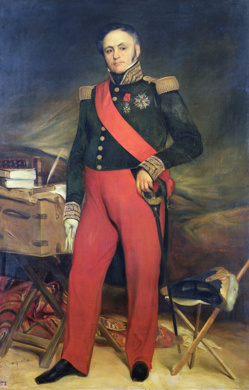 贝特朗-克劳泽尔伯爵，法国元帅（1772-1842 年） 作者 查尔斯·埃米尔·卡兰德·尚马丁