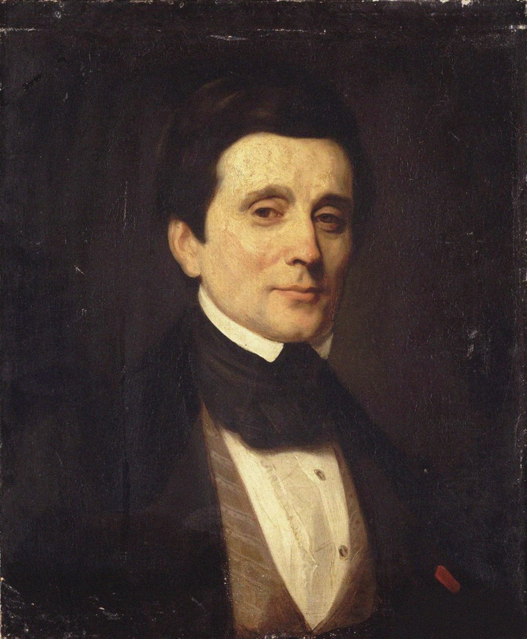 埃米尔·德尚（Emile Deschamps）1791-1871年的肖像。 作者 查尔斯·埃米尔·卡兰德·尚马丁