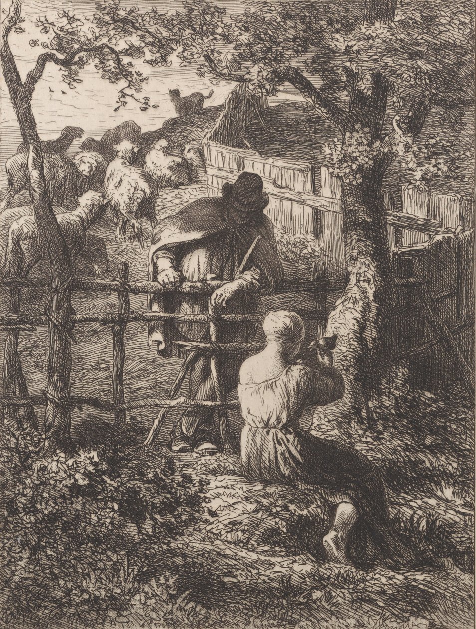 1864年夏天。 作者 查尔斯·埃米尔·雅克