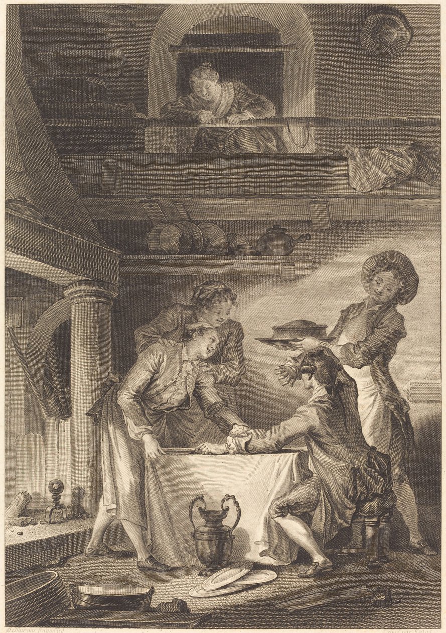 鳗鱼酱 作者 让·奥诺雷·弗拉戈纳尔 (Jean Honoré Fragonard) 之后的查尔斯·伊曼纽尔·帕塔斯