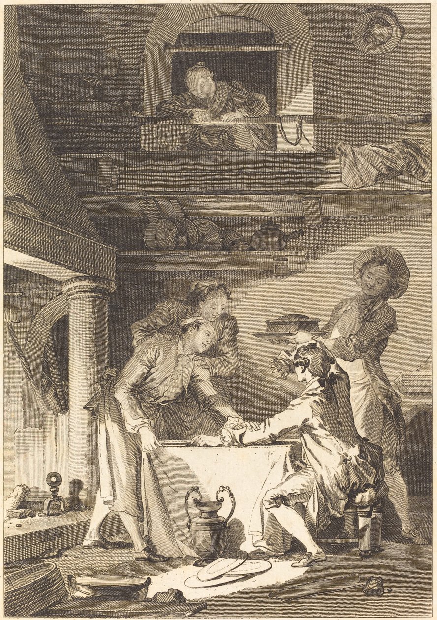 鳗鱼酱 作者 让·奥诺雷·弗拉戈纳尔 (Jean Honoré Fragonard) 之后的查尔斯·伊曼纽尔·帕塔斯