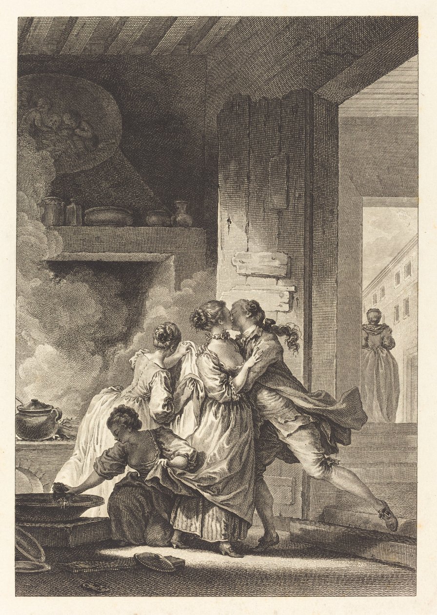 你永远不知道 作者 让·奥诺雷·弗拉戈纳尔 (Jean Honoré Fragonard) 之后的查尔斯·伊曼纽尔·帕塔斯