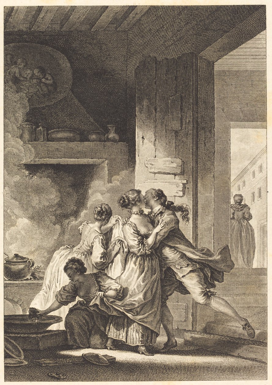 你永远不知道 作者 让·奥诺雷·弗拉戈纳尔 (Jean Honoré Fragonard) 之后的查尔斯·伊曼纽尔·帕塔斯