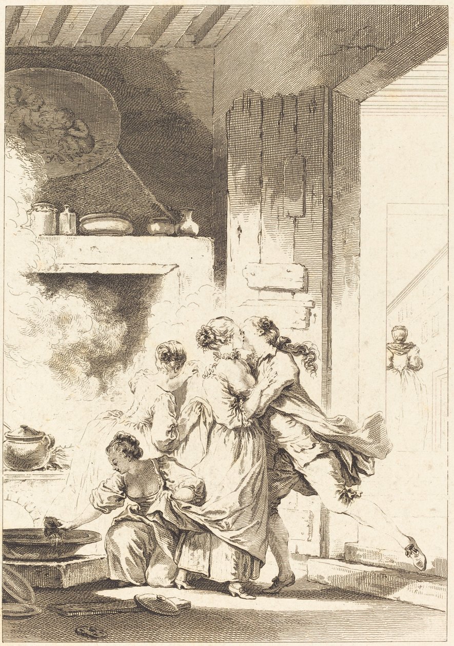 你永远不知道 作者 让·奥诺雷·弗拉戈纳尔 (Jean Honoré Fragonard) 之后的查尔斯·伊曼纽尔·帕塔斯