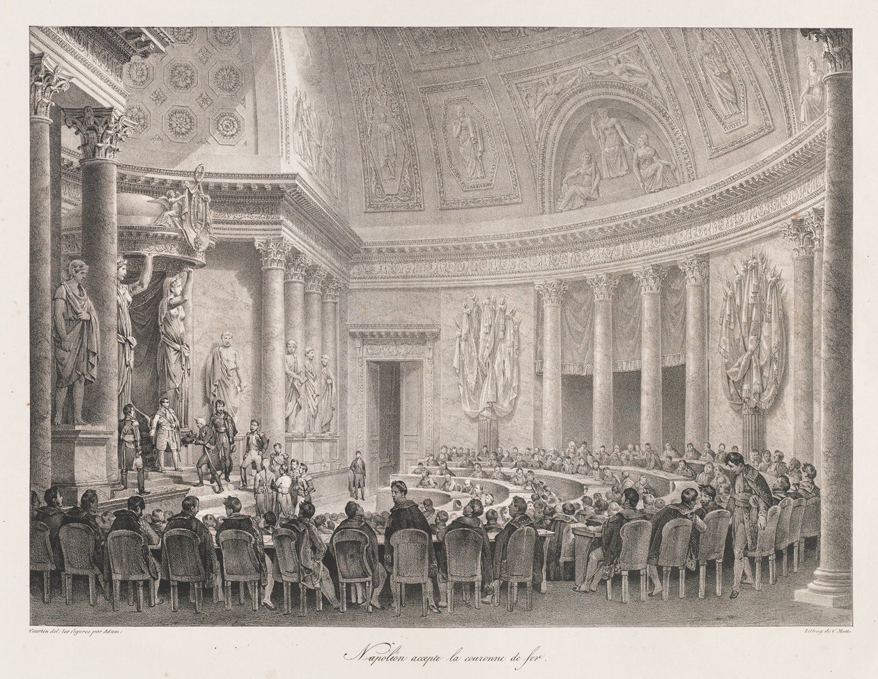 Napoleon Accepting Iron Cross, early 19th century 作者 查尔斯·艾蒂安·皮埃尔·莫特