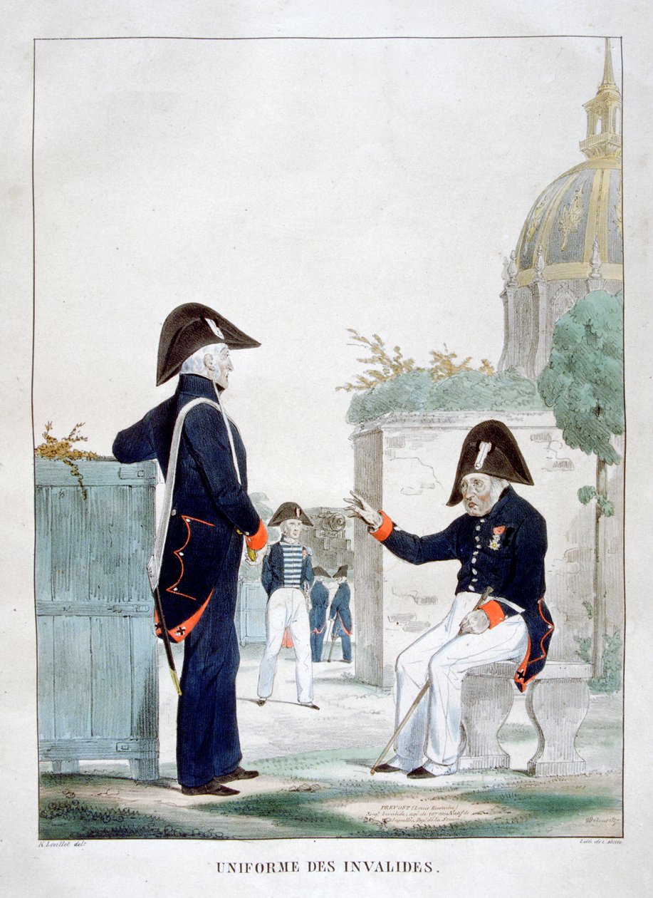 伤残者制服，法国，1823年 作者 查尔斯·艾蒂安·皮埃尔·莫特