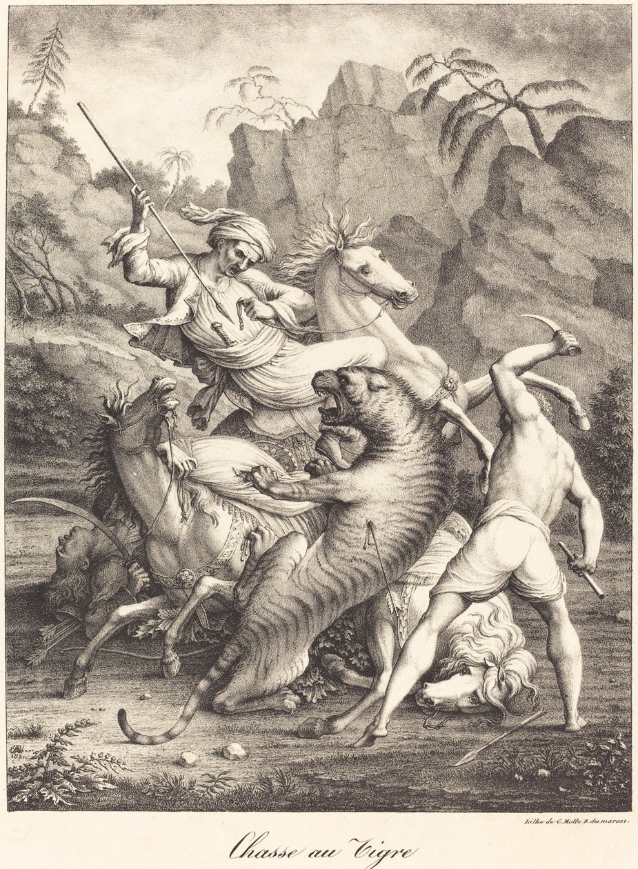 猎虎 作者 查尔斯·艾蒂安·皮埃尔·莫特（Auguste Jacques Regnier）