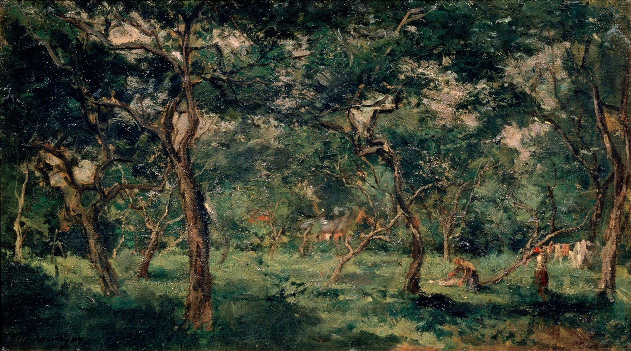 橄榄园，1870年代初 作者 查尔斯·弗朗索瓦·杜比尼
