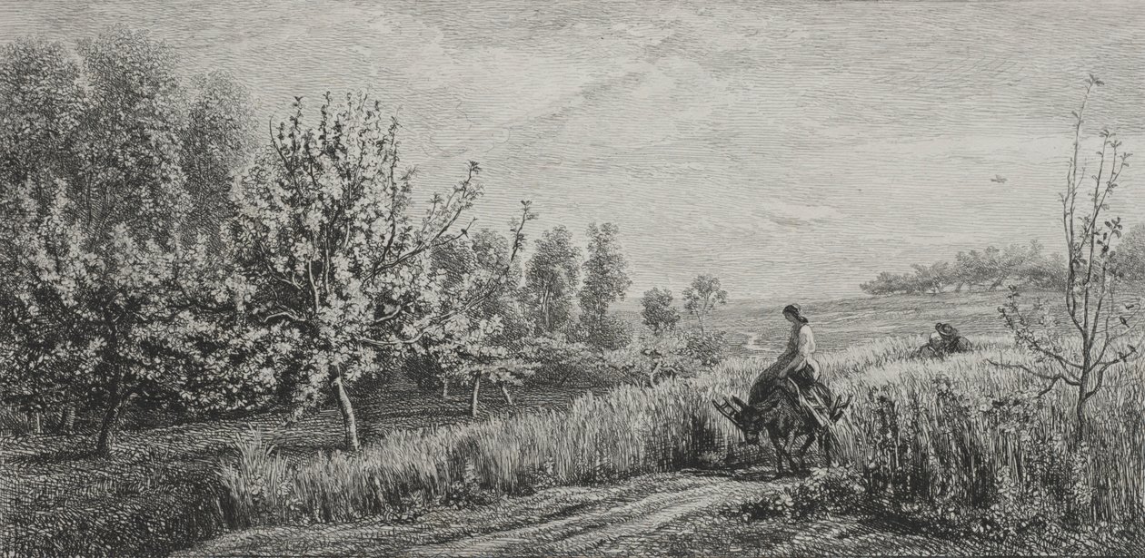 1857年春天。 作者 查尔斯·弗朗索瓦·杜比尼