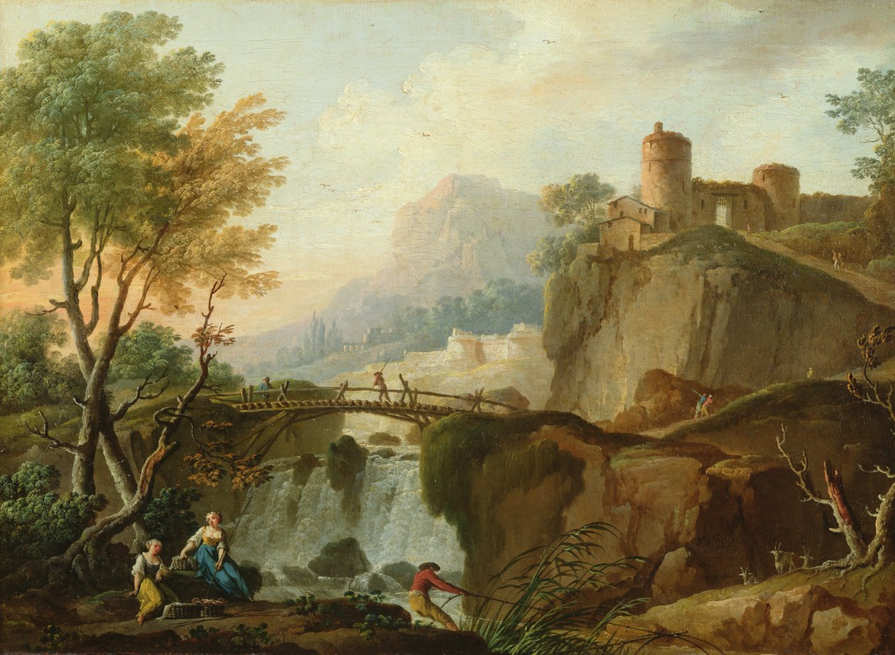 景观，1766年 作者 查尔斯·弗朗索瓦·拉克鲁瓦·德·马赛