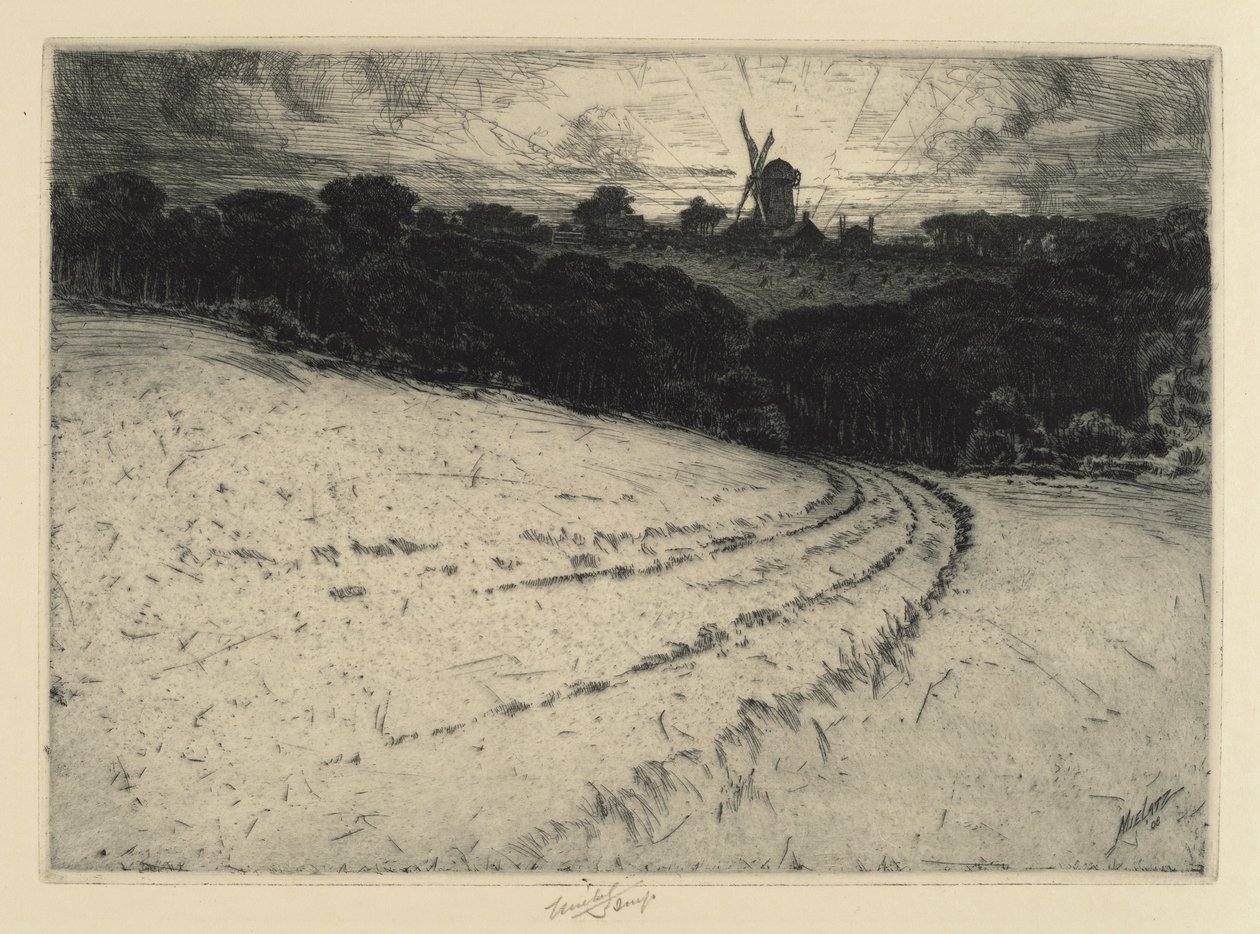 早晨，卡诺尼科特岛，1908年。 作者 查尔斯·弗雷德里克·威廉·梅拉茨