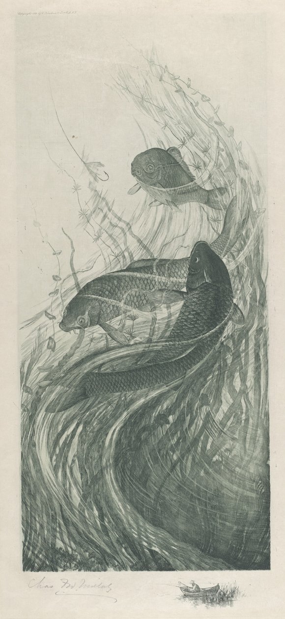 诱惑，1887年。 作者 查尔斯·弗雷德里克·威廉·梅拉茨