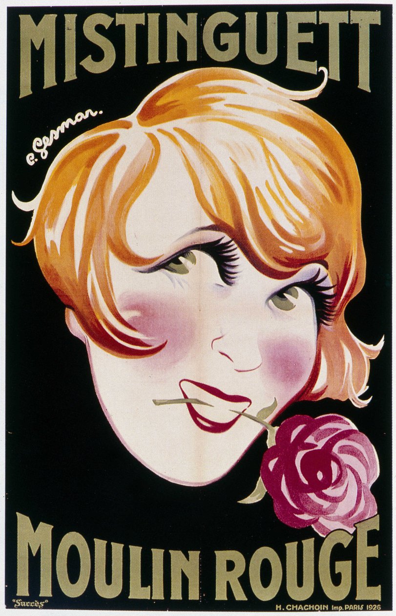 Mistinguett (Mistinguette) at the Moulin Rouge 作者 查尔斯·格斯玛