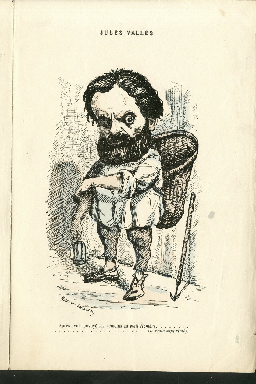 查尔斯-吉尔伯特-马丁（1839-1905）在 "当代的悲哀 "中所作的插图 作者 查尔斯·吉尔伯特·马丁