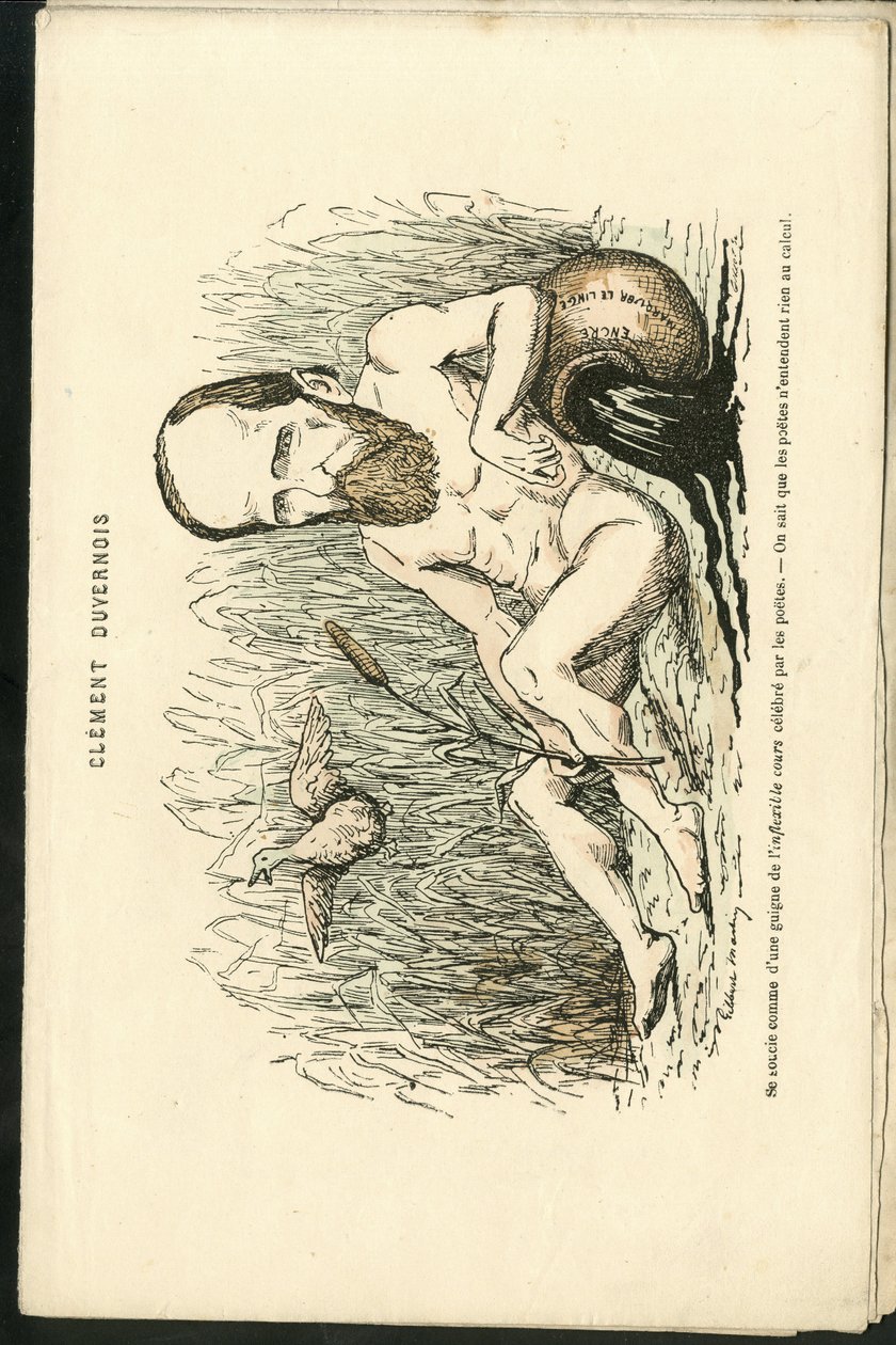 查尔斯-吉尔伯特-马丁（1839-1905）在 "当代的悲哀 "中提供的插图 作者 查尔斯·吉尔伯特·马丁