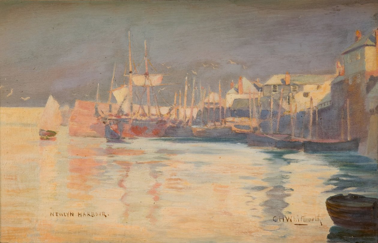 纽林港，1887年。 作者 查尔斯·惠特沃斯