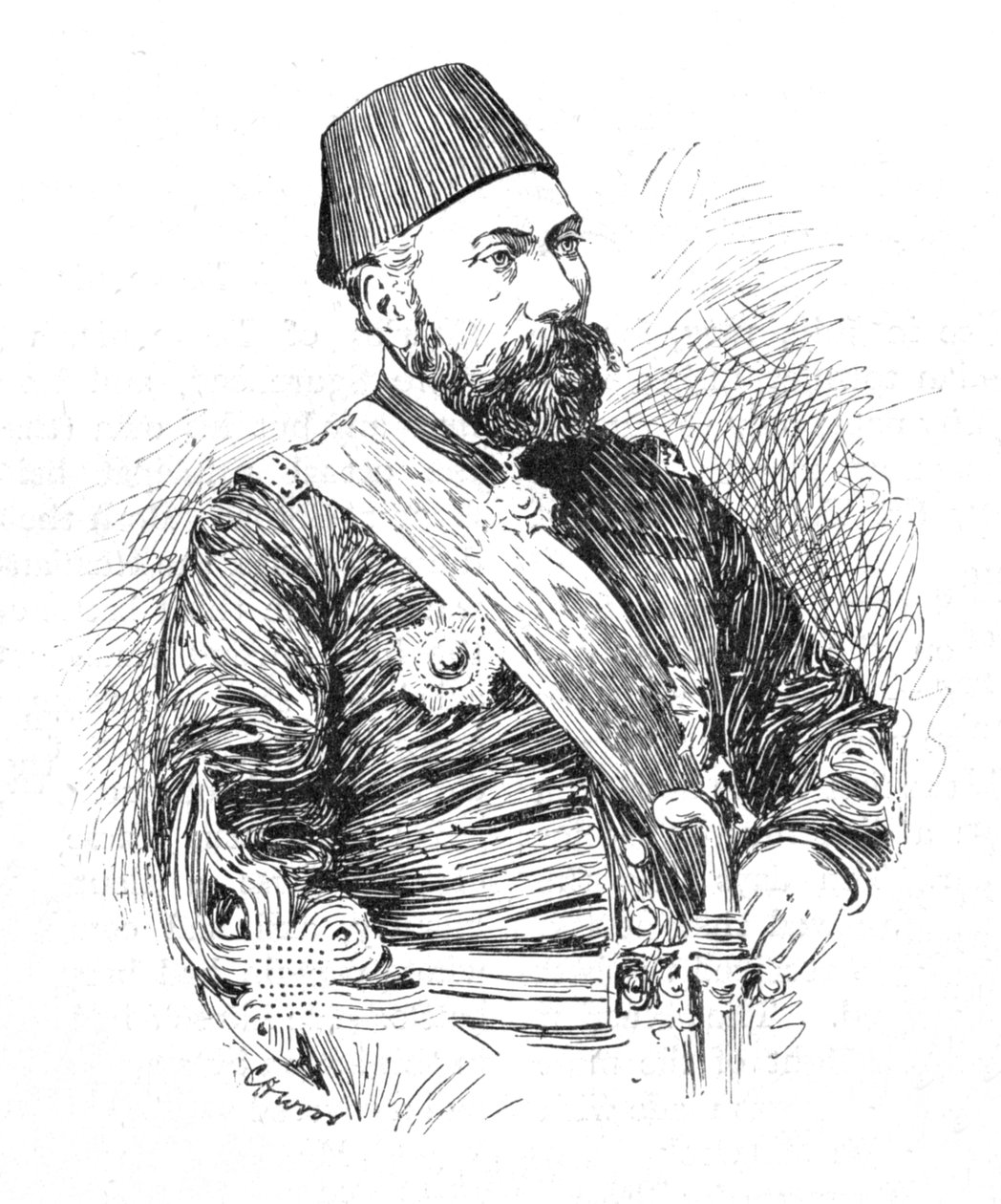 奥斯曼·帕夏（Osman Pasha），1902年 作者 查尔斯·海格·伍德