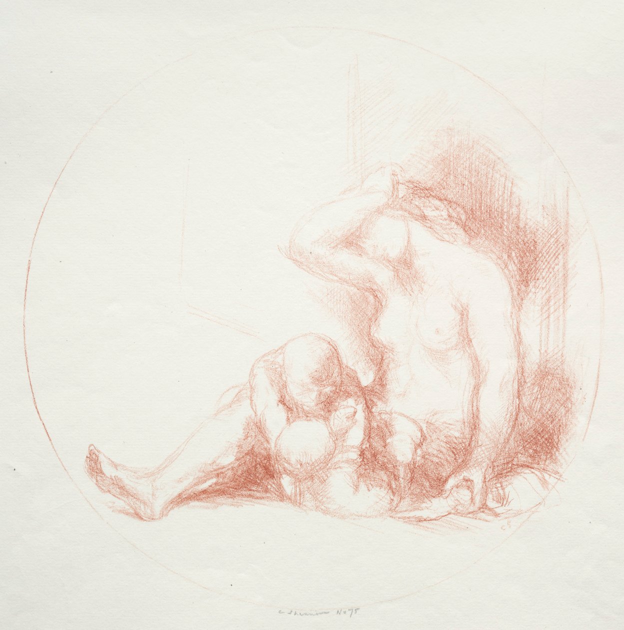 Playmates, 1907. 作者 查尔斯·哈斯尔伍德·香农