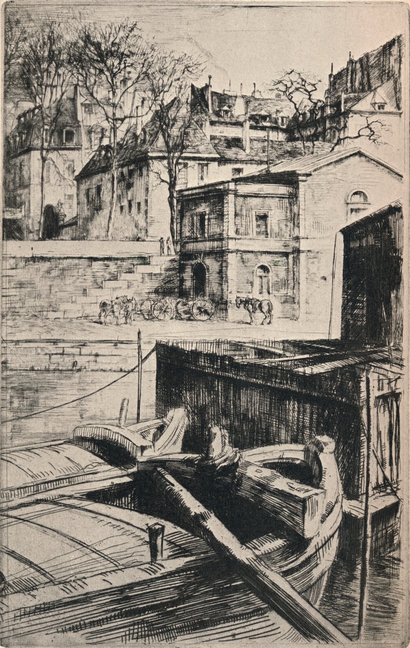 塞莱斯坦码头，1915年 作者 查尔斯·海曼