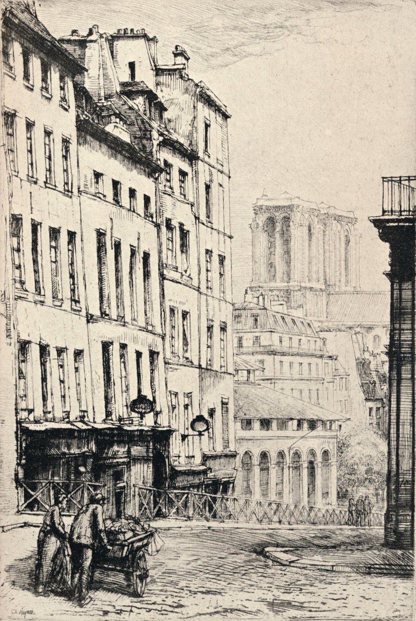蒙塔格尼-圣吉纳维芙街"，1915年 作者 查尔斯·海曼