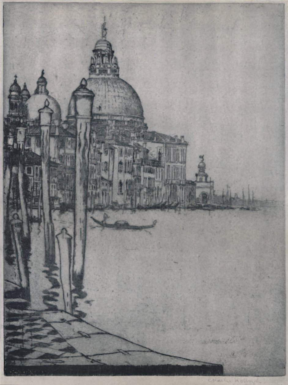 圣玛丽亚·德拉·礼炮（Santa Maria Della Salute），1902年，1925年。 作者 查尔斯·霍尔罗伊德（Charles Holroyd）