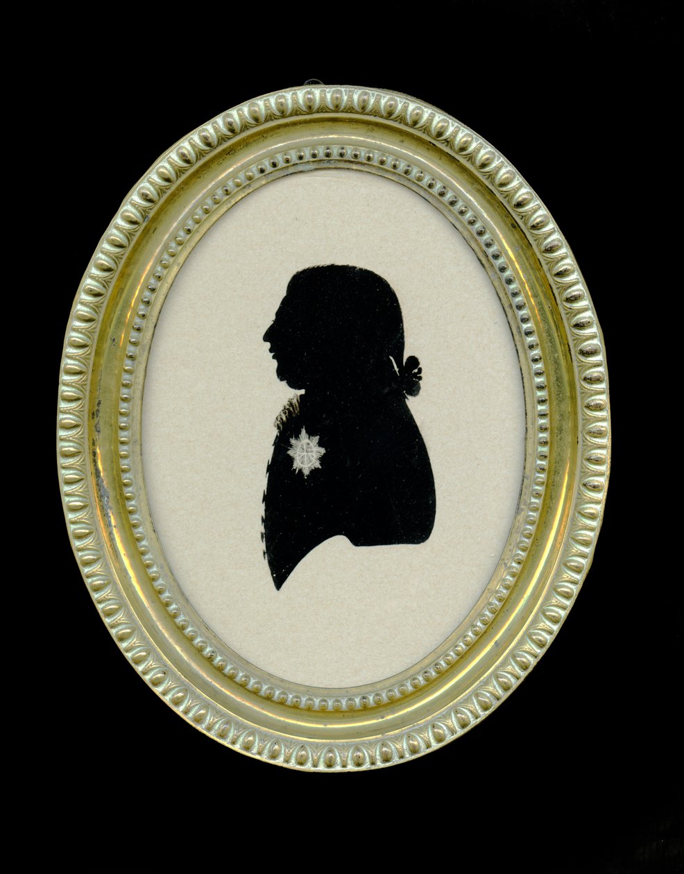 乔治三世的剪影（1738-1820），c.1796-98 作者 查尔斯·罗森伯格