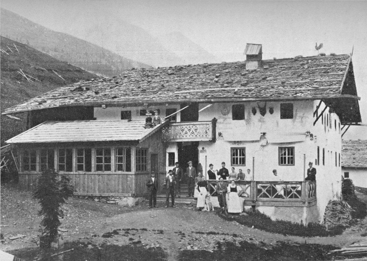 蒂罗尔山区木屋，c1913 作者 查尔斯·JS·马金