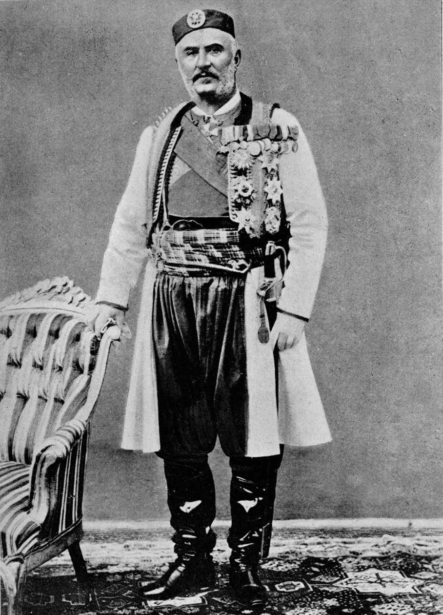 黑山国王尼古拉斯一世（c1913） 作者 查尔斯·JS·马金