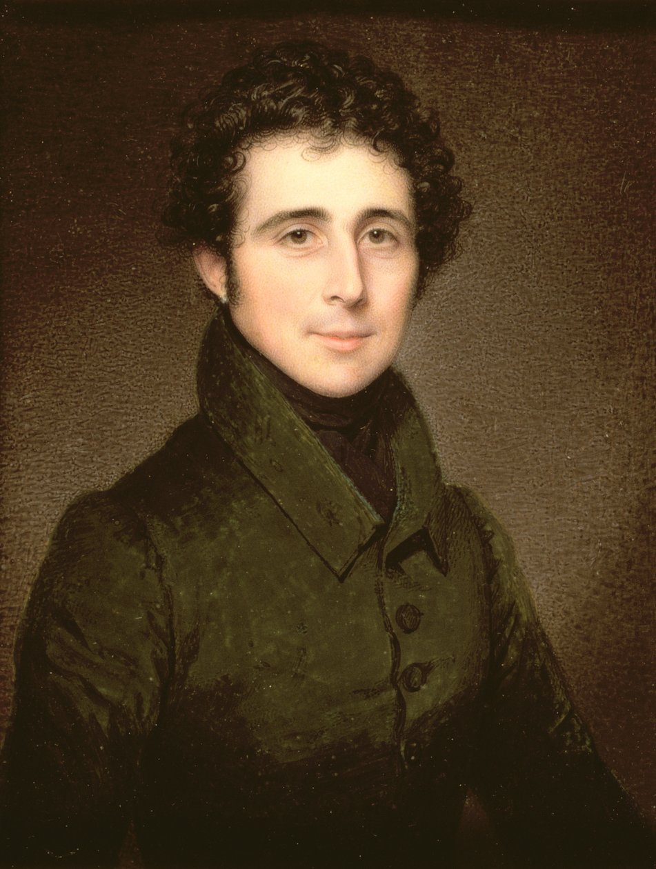 1827年Menstrie Bart的Thomas William Holburne爵士（1793-1874）（象牙油） 作者 查尔斯·贾格尔