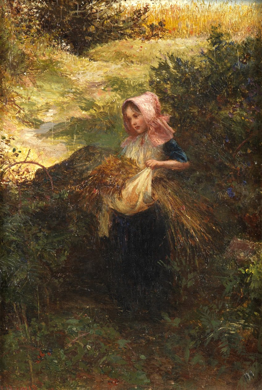 新鲜的草地，1863年 作者 查尔斯·詹姆斯·刘易斯