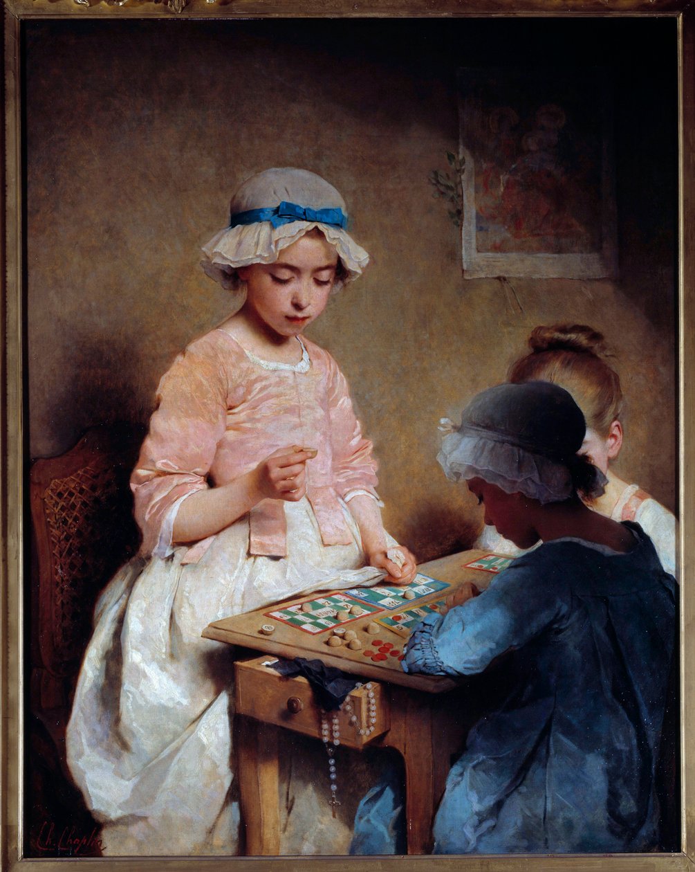乐透部分 查尔斯卓别林 (1825-1891) 1865 年作画。 1,16x0,97 m 鲁昂，Musee des Beaux Arts 作者 查尔斯·约书亚·卓别林