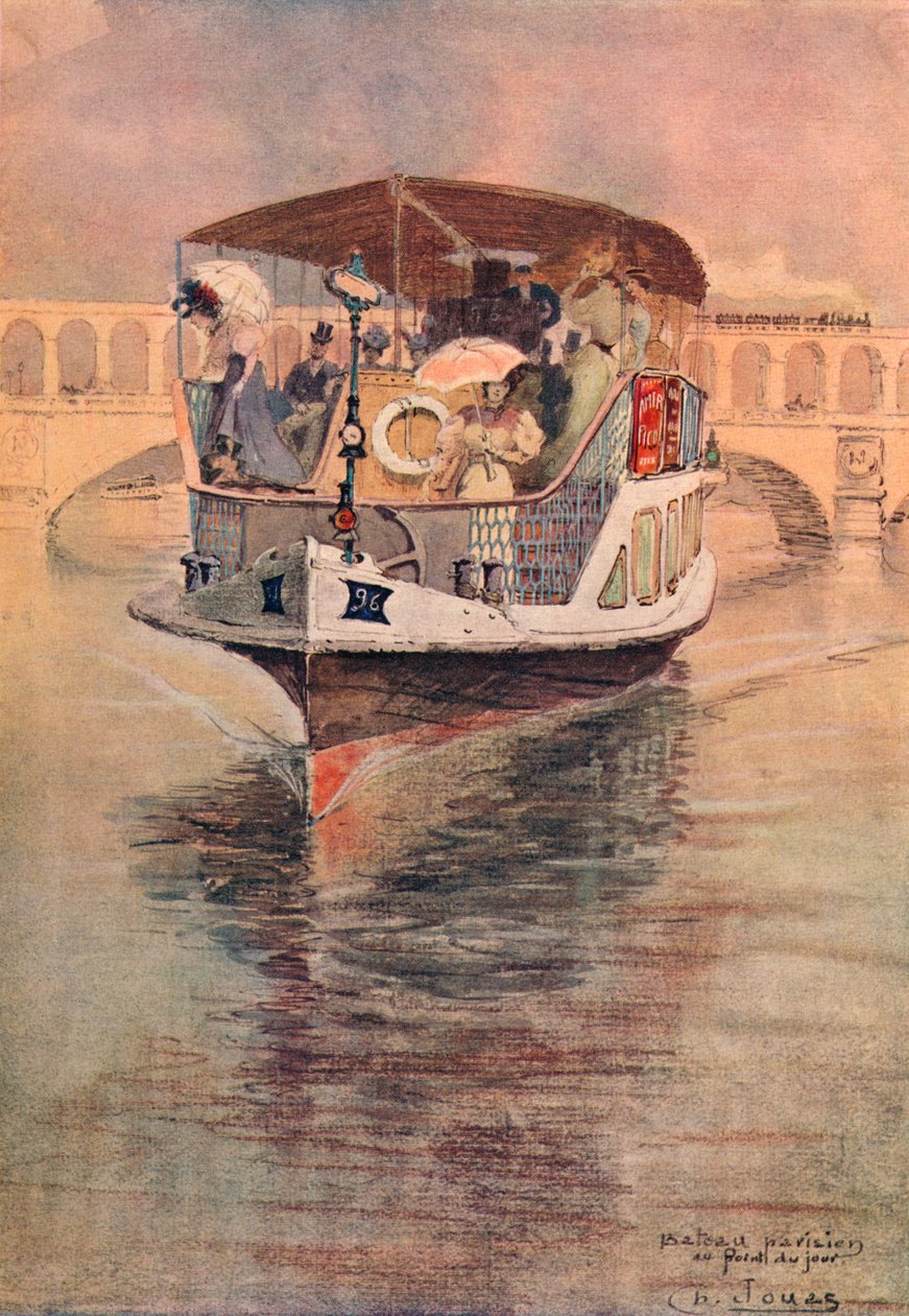1915年，巴黎杜拜人游轮码头 作者 查尔斯·乔阿斯