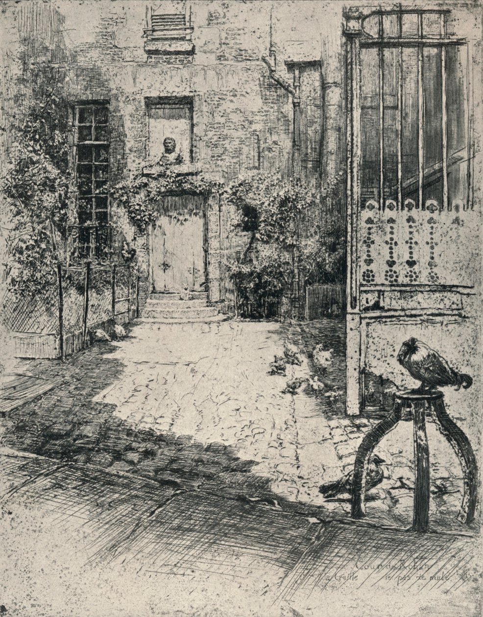 库尔·罗汉（Cour de Rohan），1915年 作者 查尔斯·乔阿斯